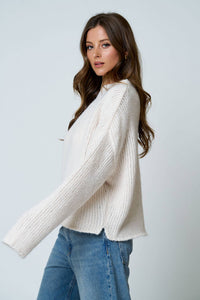 Nothing Extra Mock Neck Sweater
