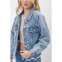 Mica Denim Oversize Denim Jacket: Reverie