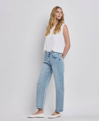 The Josie High Rise Barrel Leg Jeans – Ankle-Length Denim with Vintage Fit & Comfort Stretch