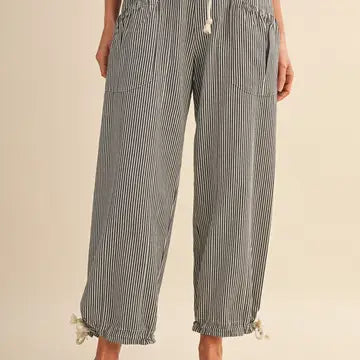 The Sunset Stripe Parachute Pants