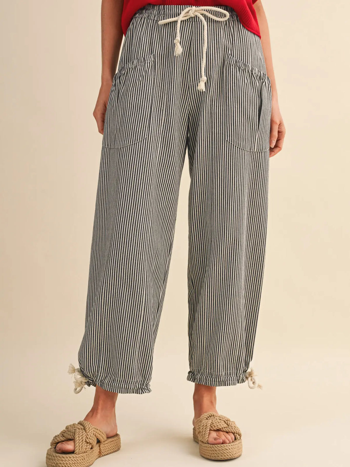 The Sunset Stripe Parachute Pants