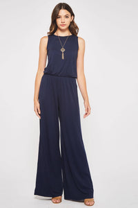 The Sierra Wide Leg Sleeveless Jumpsuit