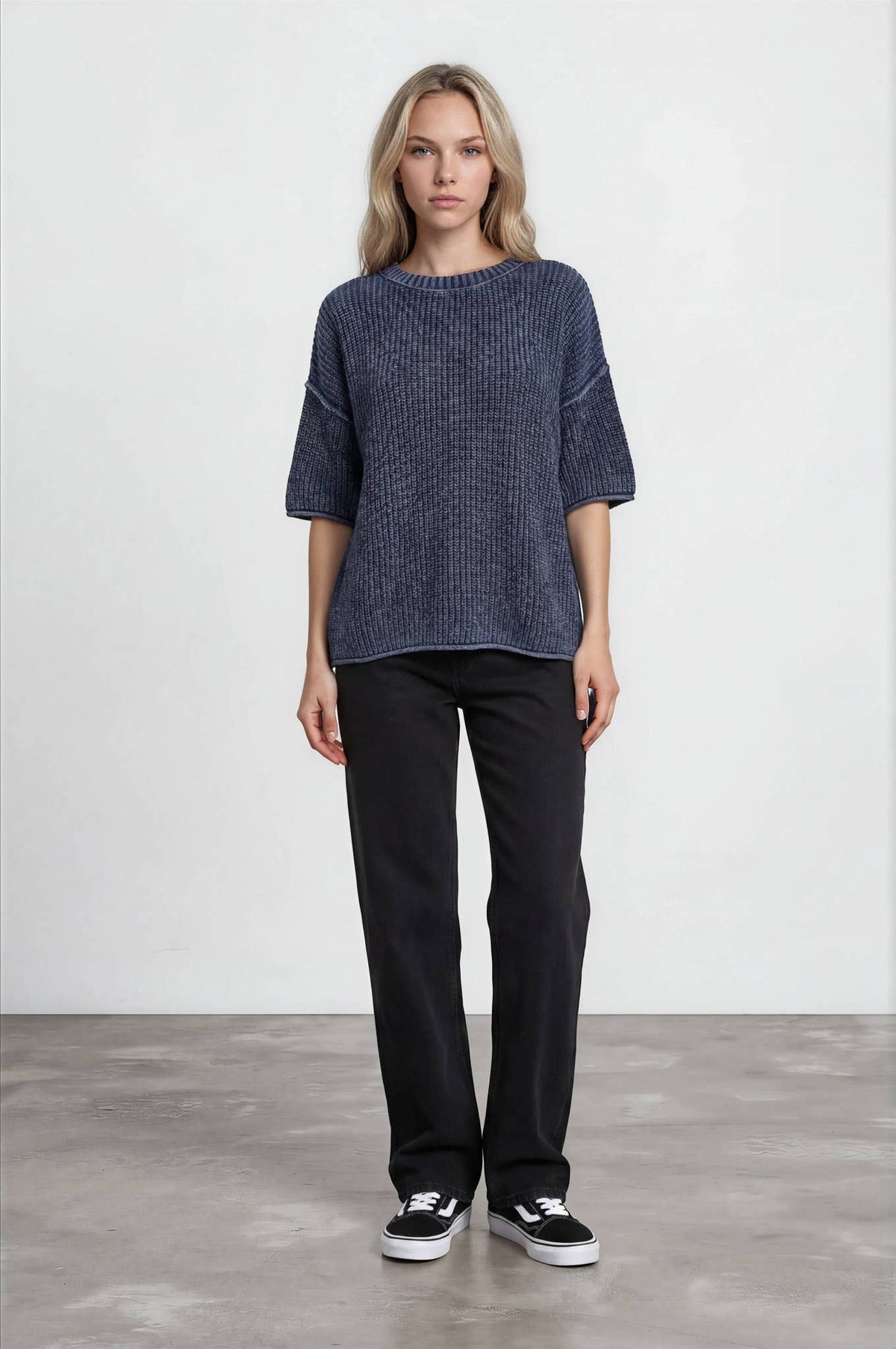 The Brynn Knit Short Sleeve Sweater