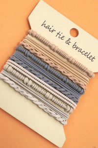 BOHO DUAL FUNCTION KNOT BRACELET HAIR TIES