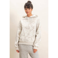 Snowed In Camo Hoodie: Grey