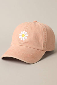 The Daisy Days Baseball Cap – Embroidered Cotton Adjustable Hat
