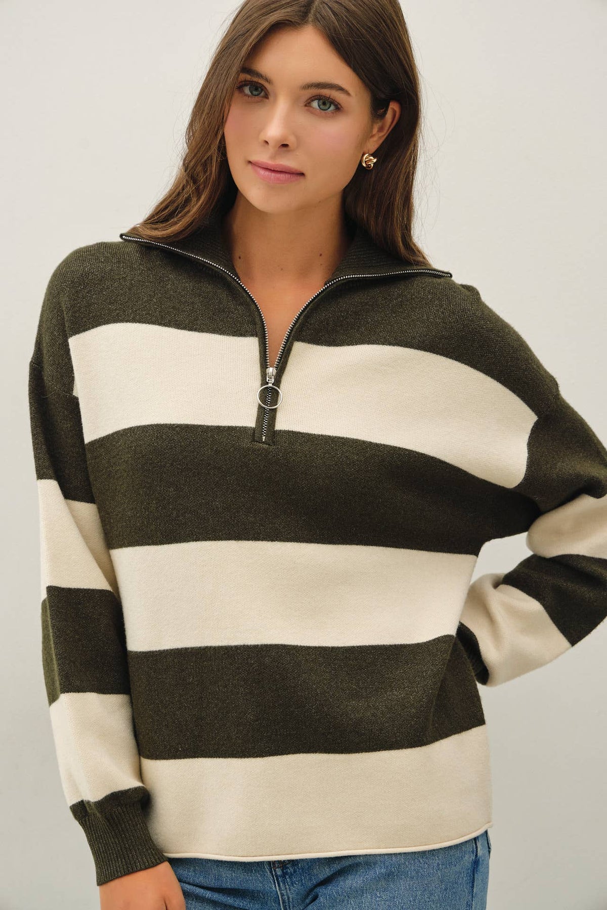 In the Mix Rugby Sweater: Hunter