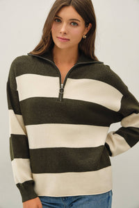 In the Mix Rugby Sweater: Hunter