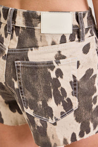 The Rodeo Ready Cow Print Shorts
