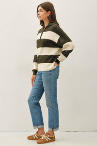 In the Mix Rugby Sweater: Hunter