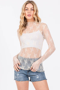 Camille Lace Layering Top