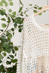 The Coastal Hideaway Crochet Hoodie: Cream