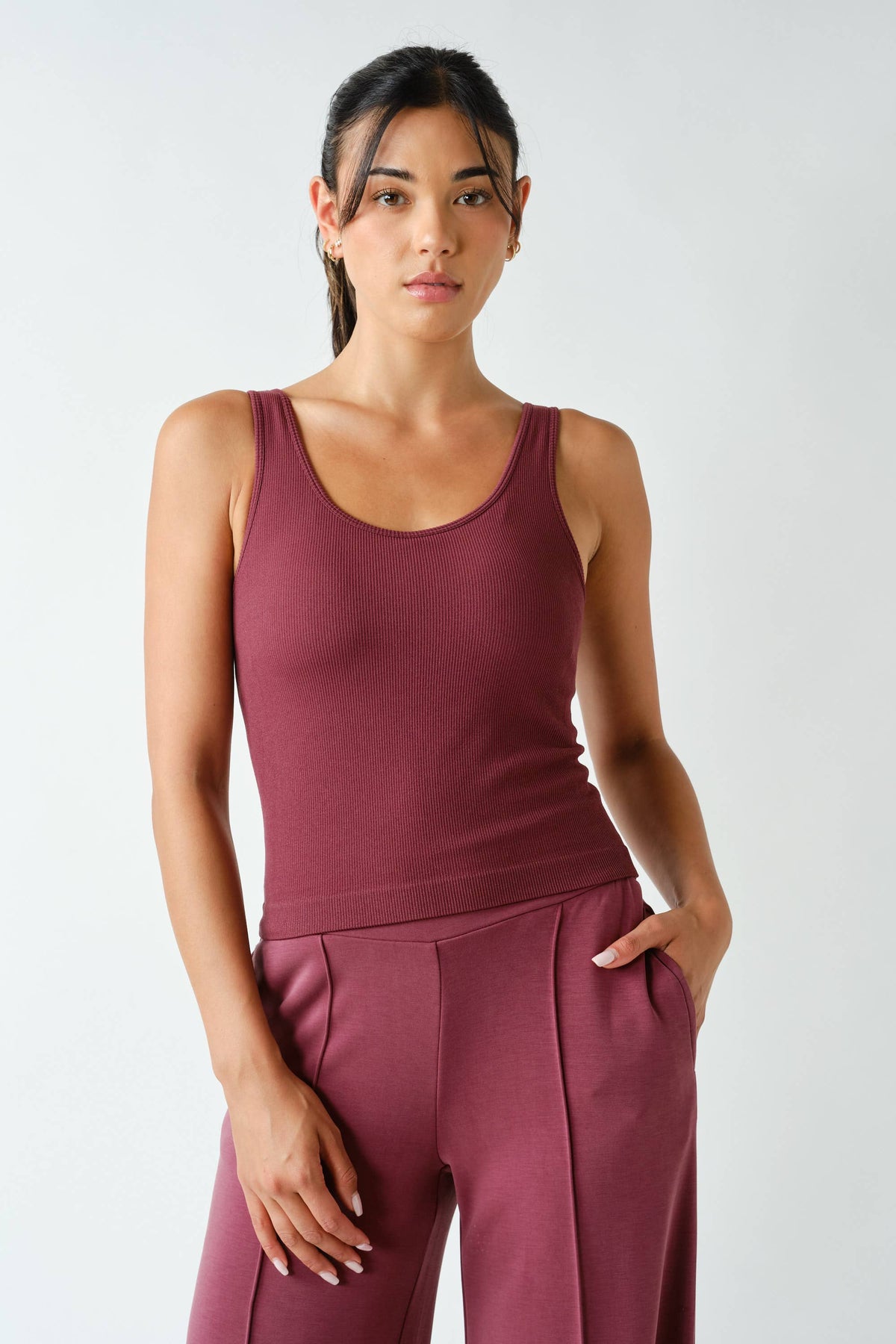 Classic Seamless Ribbed Tank Top