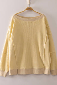 Golden Hour Waffle Knit Top