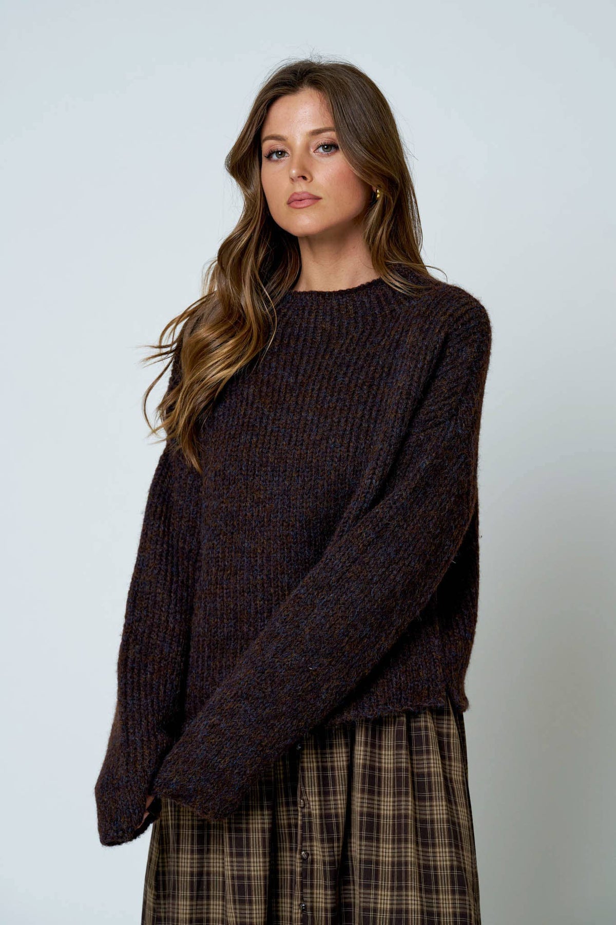 Nothing Extra Mock Neck Sweater