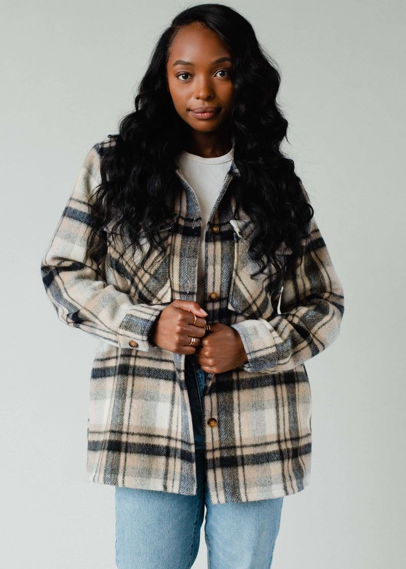 Fall Favorite Plaid Jacket