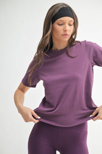 The Jolene Pigment Dyed Tee | Boxy Supima Cotton T-Shirt