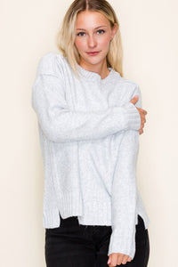 The Laramie Soft Knit Sweater – Light Grey