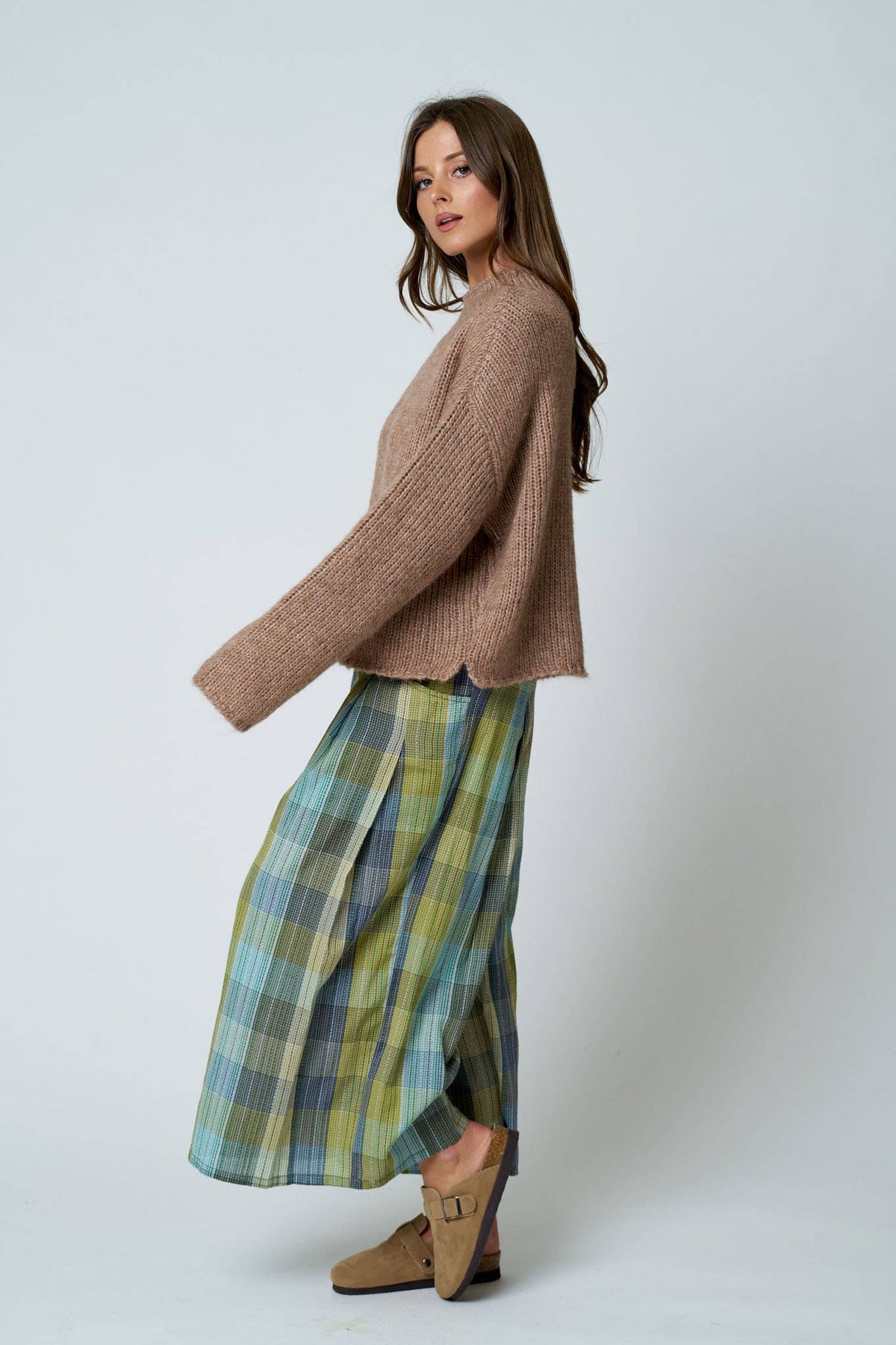 Nothing Extra Mock Neck Sweater