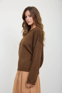 First Frost Textured Sweater