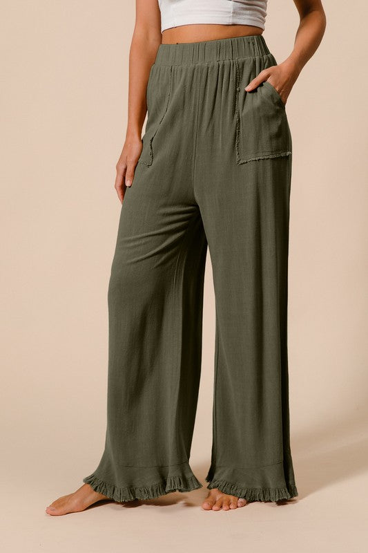 Waikiki Soft Washed Flowy Pants