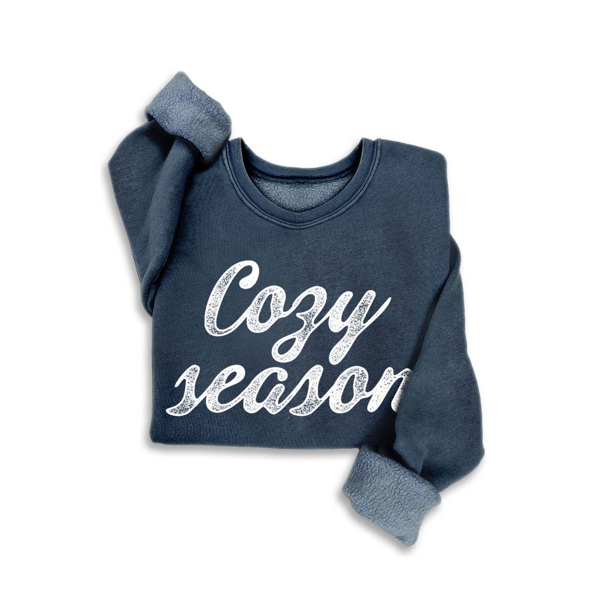 Cozy Season Mineral Wash Sweatshirt: VINTAGE NAVY