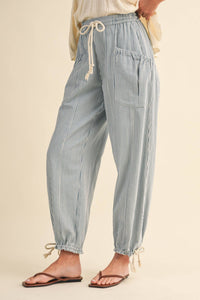 The Sunset Stripe Parachute Pants
