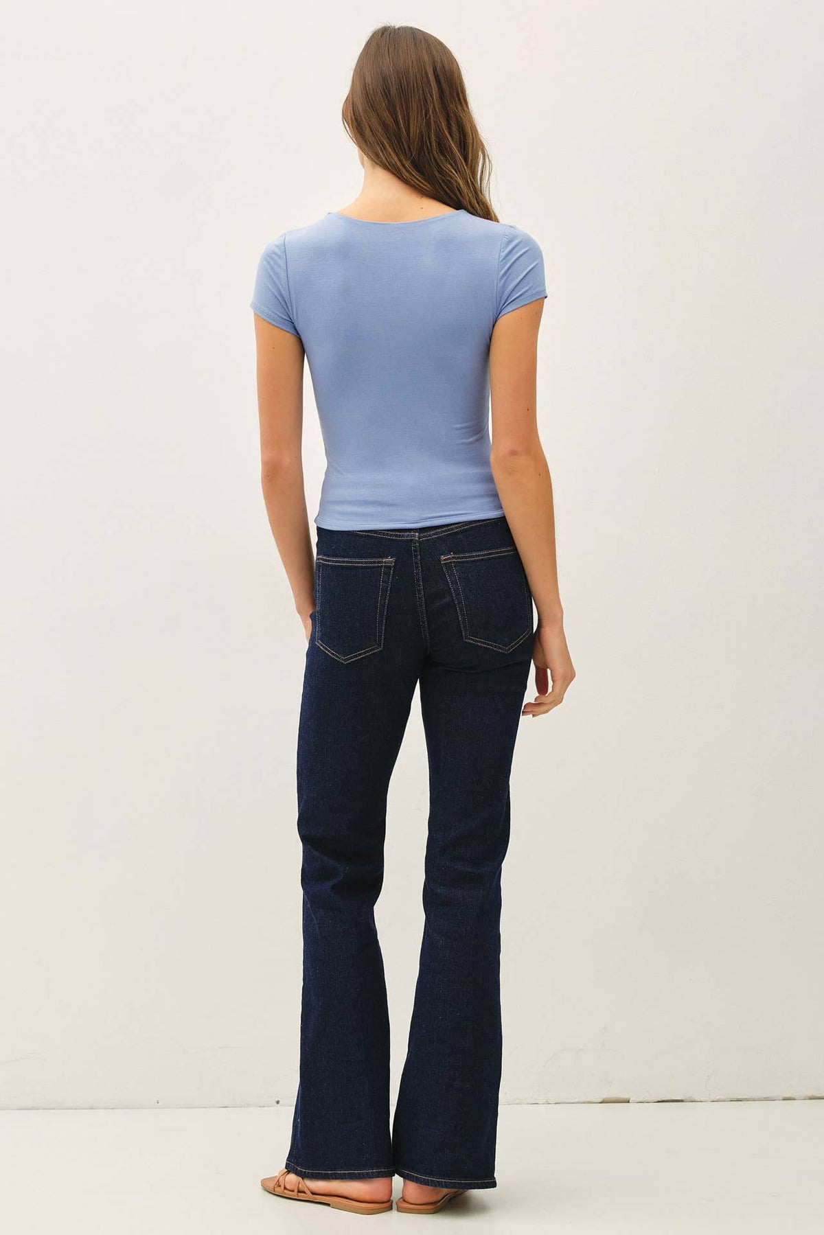 Emma Essential Square Neck Tee