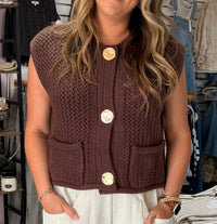 Golden Hour Sweater Vest