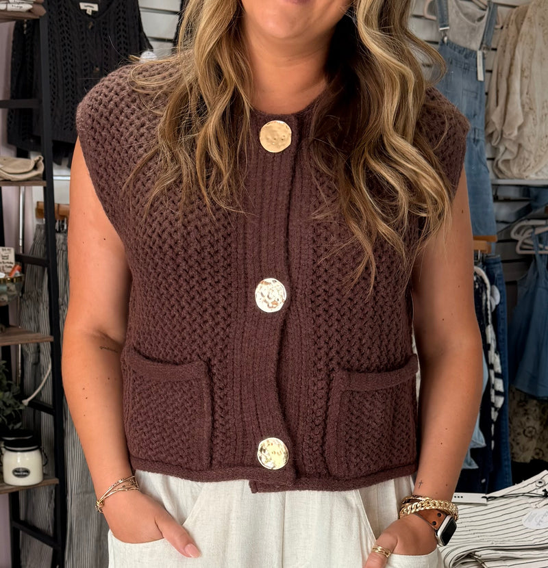 Golden Hour Sweater Vest