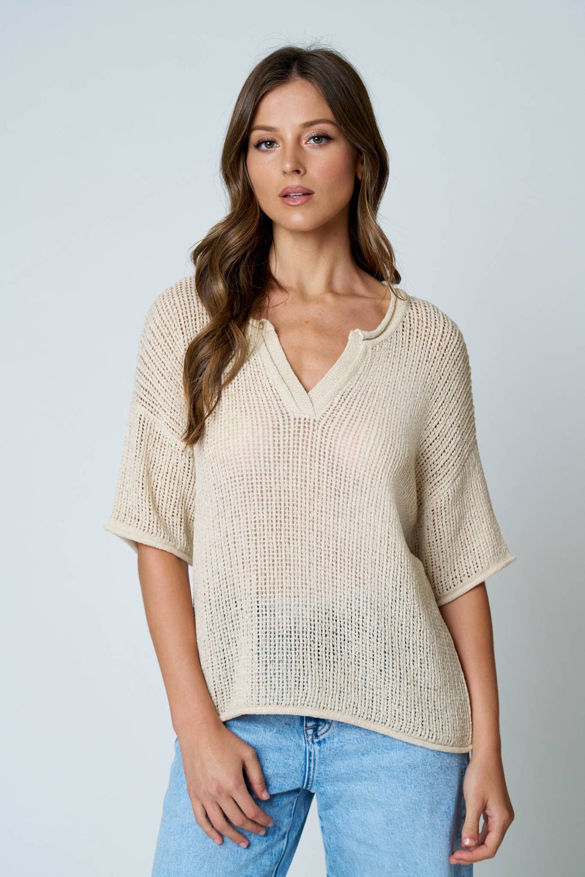 Breezy Crochet Sweater Top