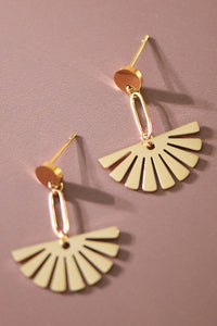 The Montclair Gold Earrings – 18K Gold Dipped Waterproof Stainless Steel Minimalist Earrings
