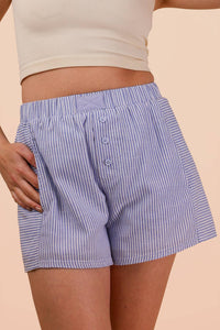 Union Stripe Women’s Casual Boxer Shorts