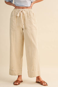 Easy Days Stripe Wide Leg Pants