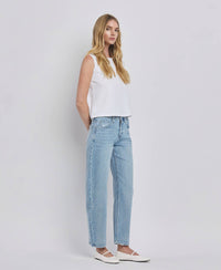 The Josie High Rise Barrel Leg Jeans – Ankle-Length Denim with Vintage Fit & Comfort Stretch