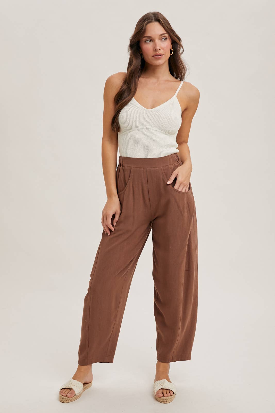 Everyday Comfort Barrel Pants