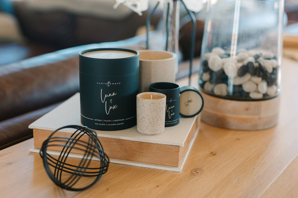 Earth & Ember 2 oz Candle: Luna & Lux