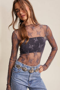 Camille Lace Layering Top