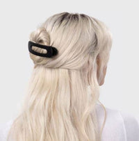 Kitsch Flat Lay Claw Clip 2pc Flat - Black & Tort