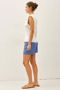 The Saylor Tencel Pull-On Shorts