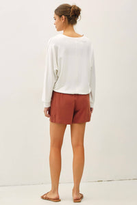 The Saylor Tencel Pull-On Shorts