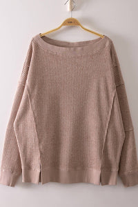 Golden Hour Waffle Knit Top