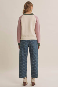 Changing Seasons Color Block Sweater