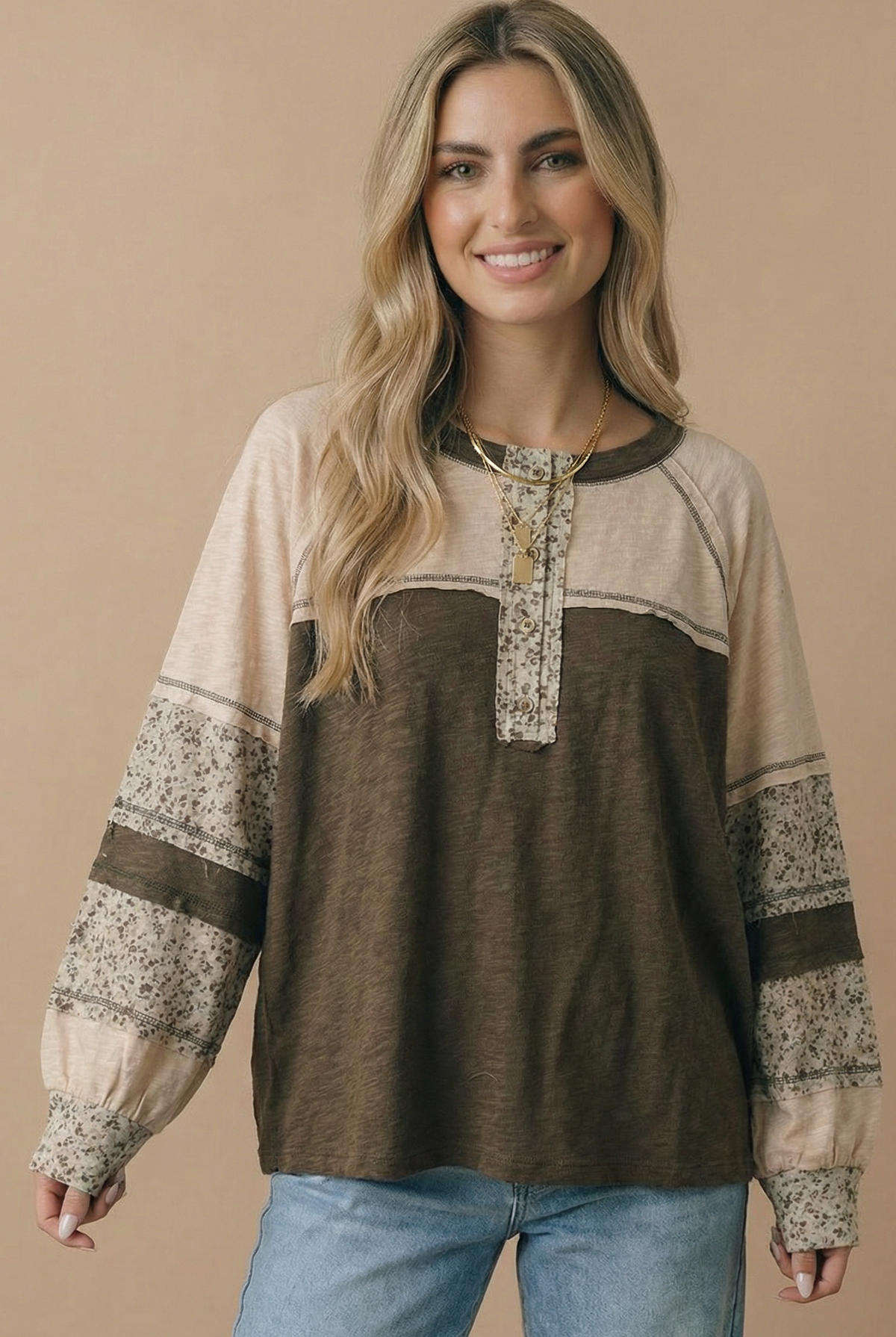 The Sunday Drive Henley: Olive