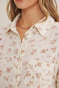 Sweet Meadow Floral Button Down
