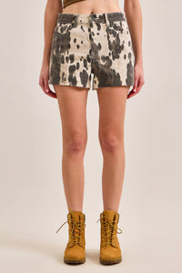 The Rodeo Ready Cow Print Shorts
