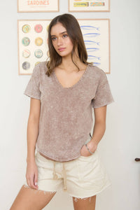 Everyday Vintage Wash Scoop Neck Tee