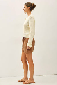 The Saylor Tencel Pull-On Shorts