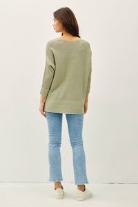 The Ethel Sweater: Sage