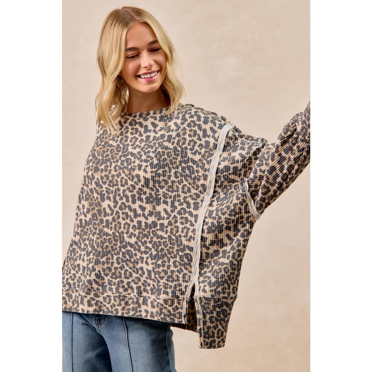 Spotted in the Wild Waffle Sweatshirt